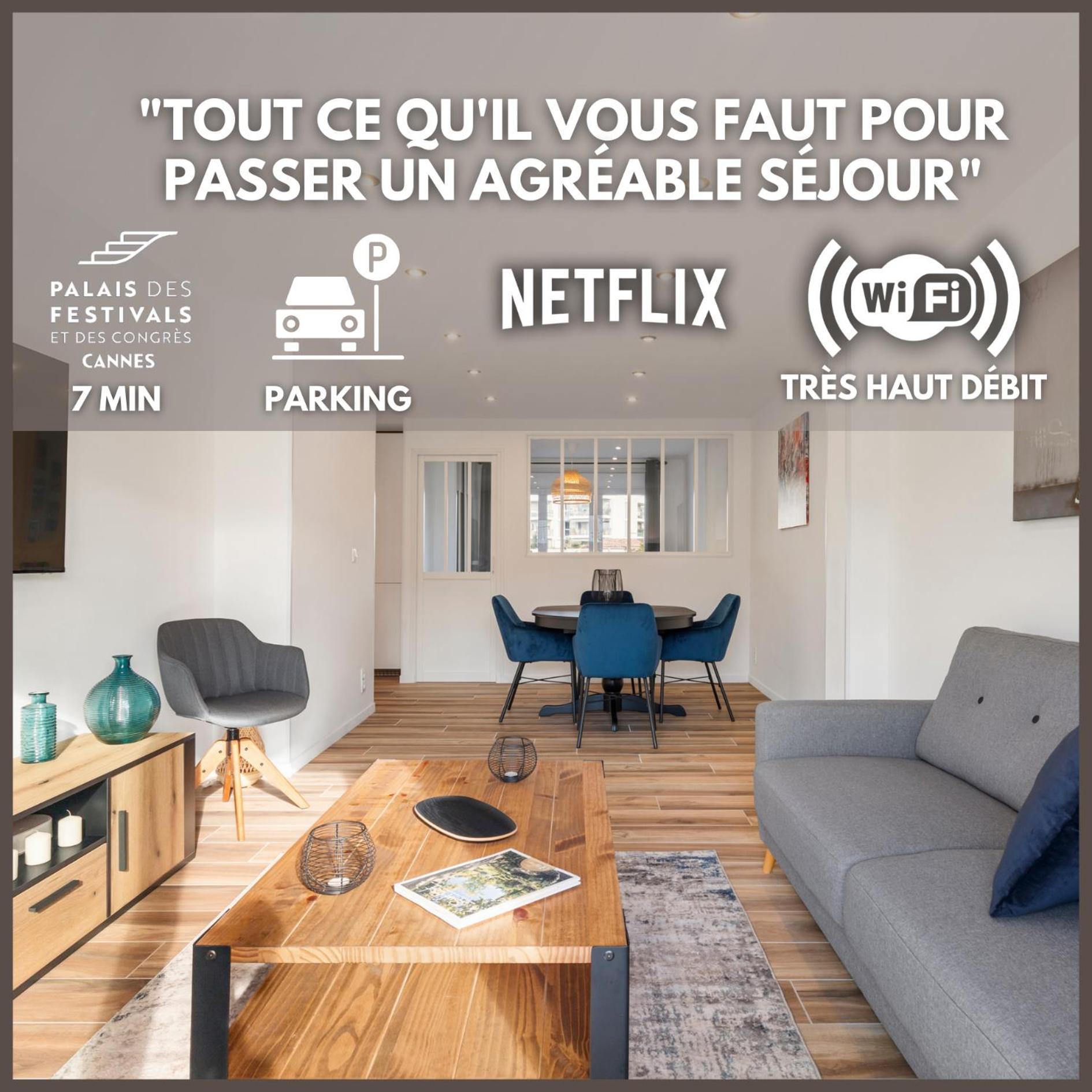 Private Apartment - Family - Palais Des Festival - Parking - Cannes Exterior foto